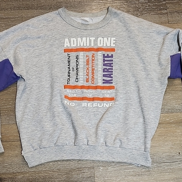 Everlast Gray Sweatshirt with Purple Details - Picture 2 of 9